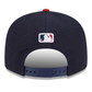 ATLANTA BRAVES 2025 MLB ALL-STAR GAME SPLIT PANEL 9FIFTY FITTED HAT - NAVY/RED