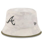 ATLANTA BRAVES 2025 MLB ARMED FORCES BUCKET HAT - STONE