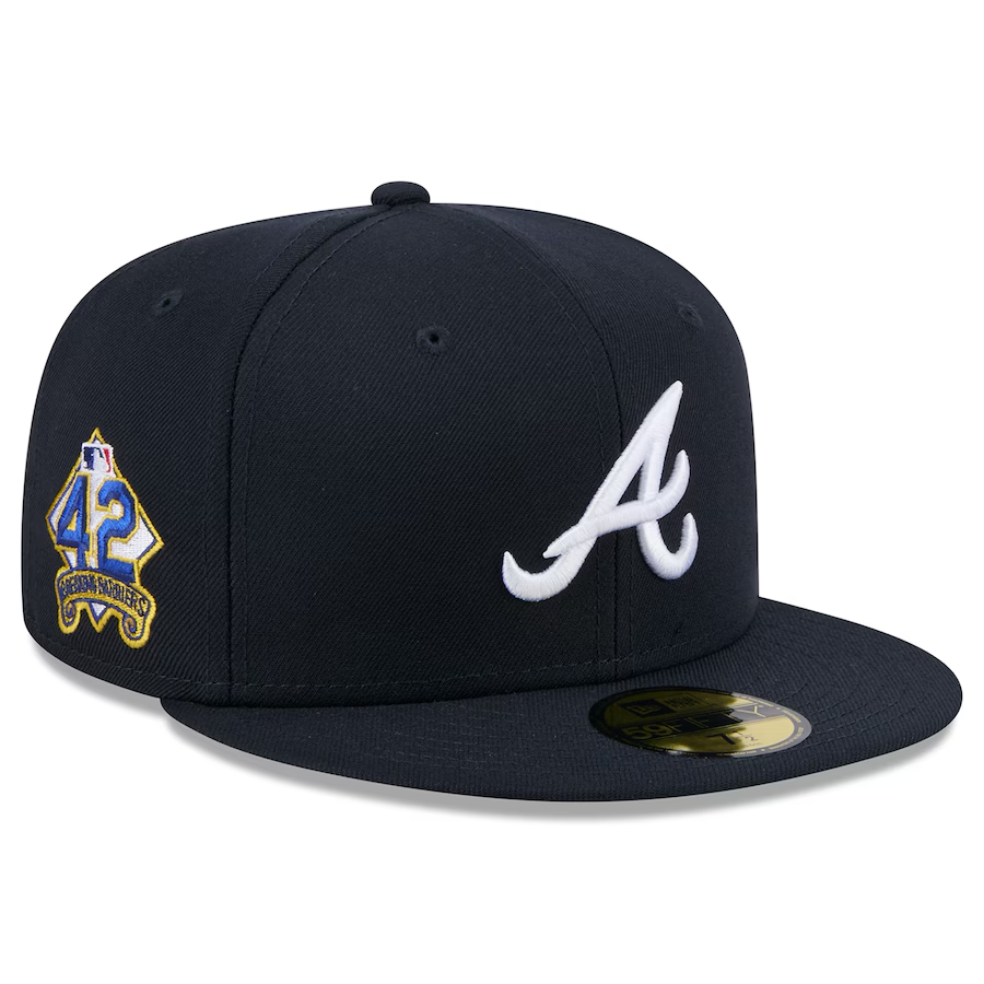 ATLANTA BRAVES 2025 MLB JACKIE ROBINSON DAY 59FIFTY FITTED - NAVY