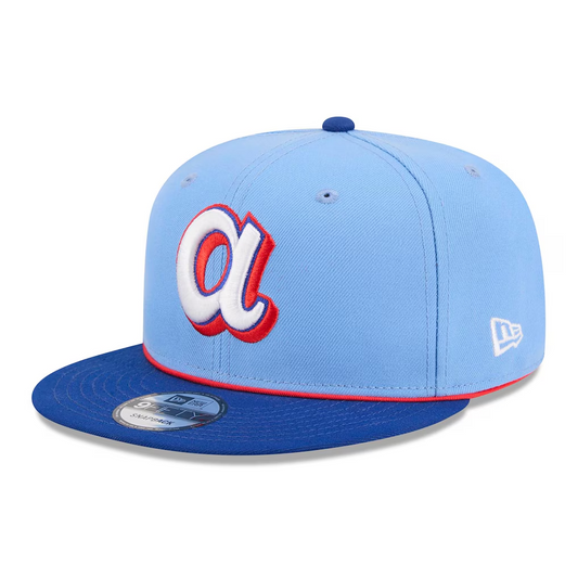 ATLANTA BRAVES 2026 MLB CITY CONNECT 9FIFTY SNAPBACK HAT - LIGHT BLUE/BLUE