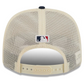 ATLANTA BRAVES 2026 MLB USA 250 4TH OF JULY 9SEVENTY ADJUSTABLE SNAPBACK TRUCKER HAT - CHROME WHITE/NAVY