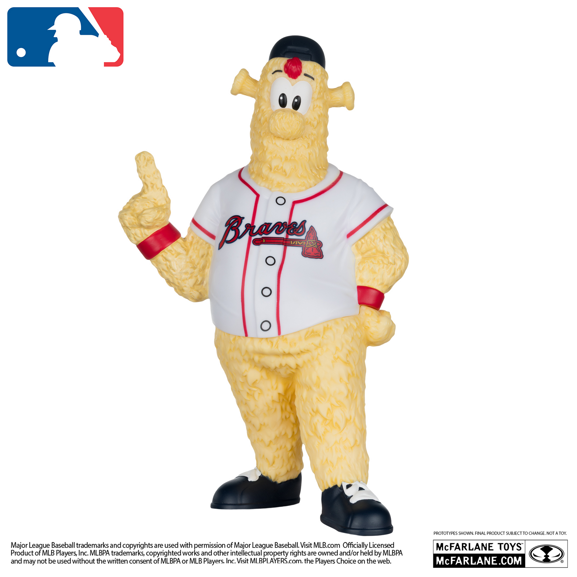 ATLANTA BRAVES BLOOPER MLB LEGACY 7" MCFARLANE SPORTS PICK FIGURE