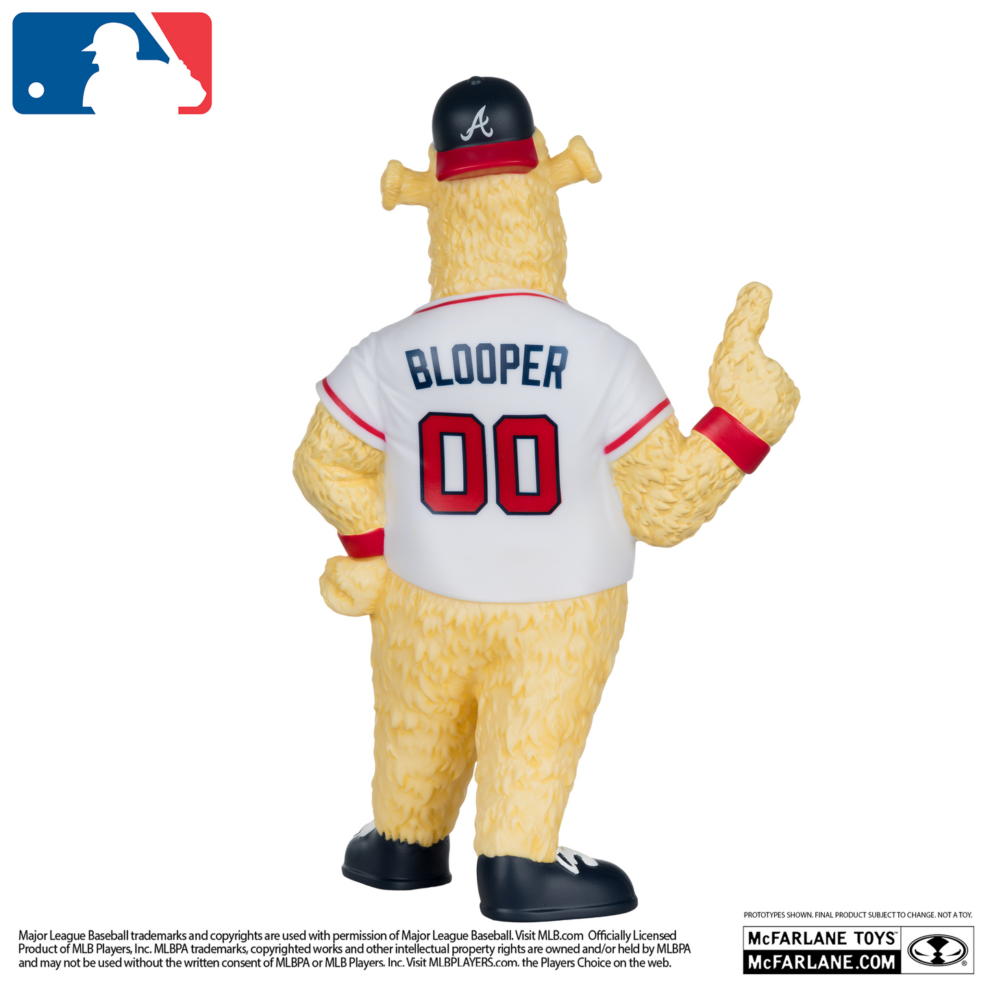 ATLANTA BRAVES BLOOPER MLB LEGACY 7" MCFARLANE SPORTS PICK FIGURE