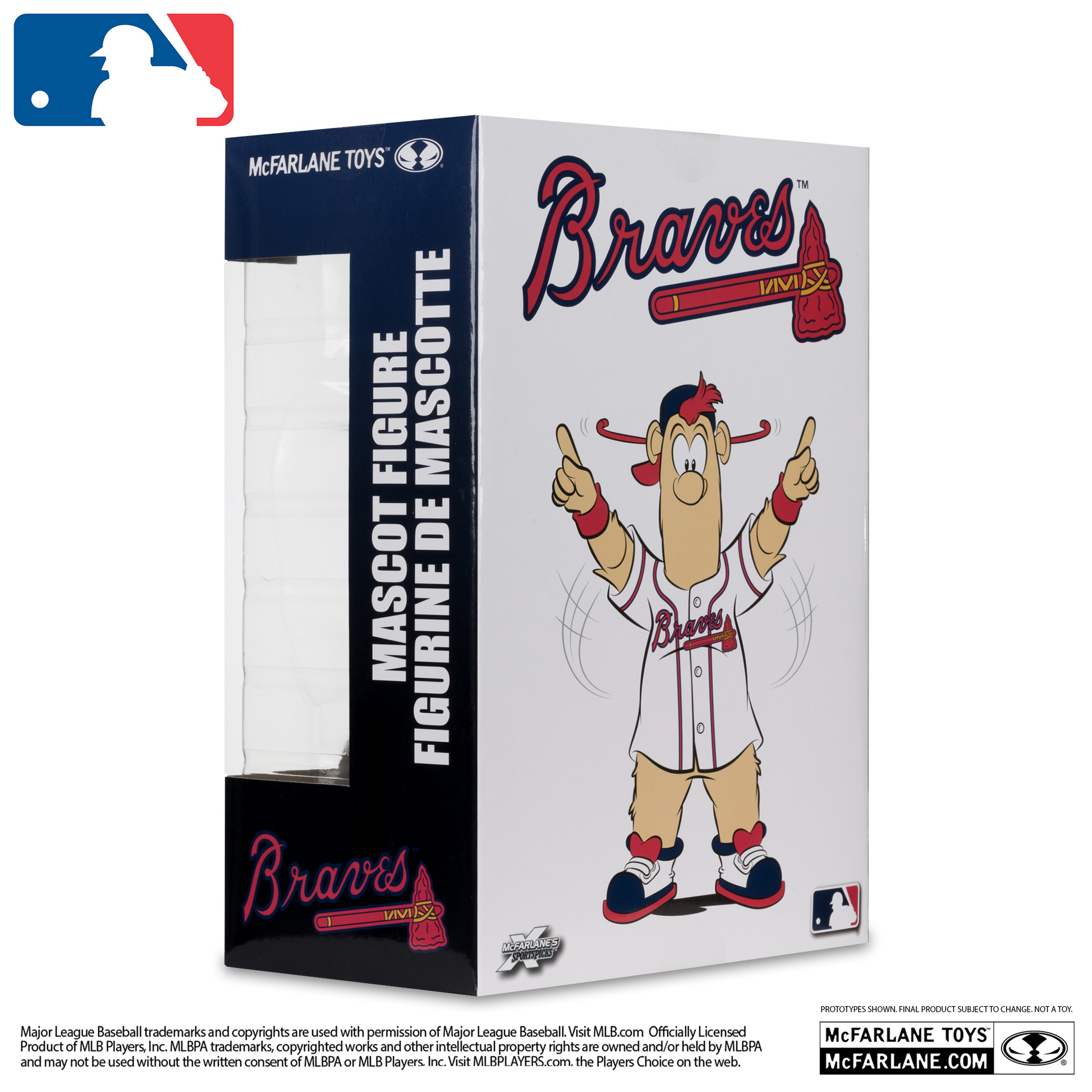 ATLANTA BRAVES BLOOPER MLB LEGACY 7" MCFARLANE SPORTS PICK FIGURE