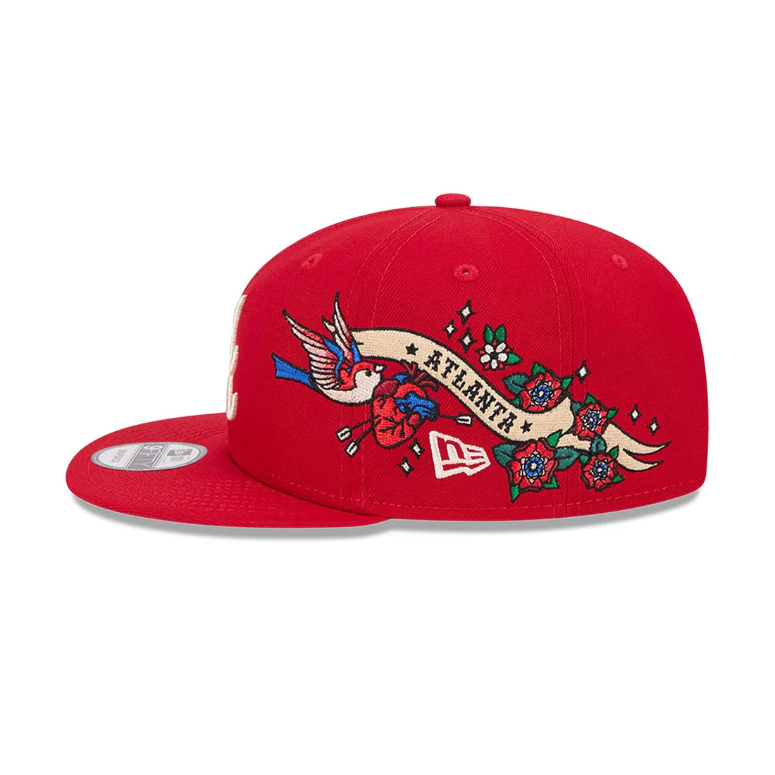 ATLANTA BRAVES CITY ART 9FIFTY SNAPBACK - RED