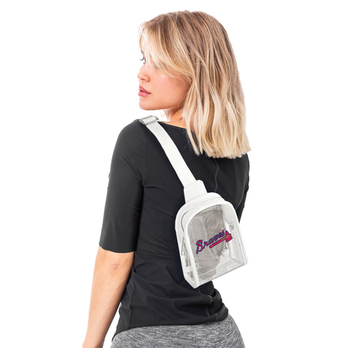 ATLANTA BRAVES CLEAR STADIUM MINI SLING BAG