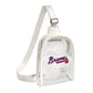 ATLANTA BRAVES CLEAR STADIUM MINI SLING BAG