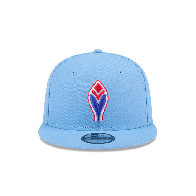 ATLANTA BRAVES EVERGEEN BASIC COOPERSTOWN 9FIFTY SNAPBACK HAT - SKY