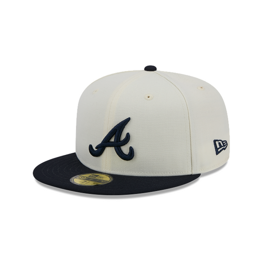 ATLANTA BRAVES EVERGREEN CHROME 59FIFTY FITTED HAT