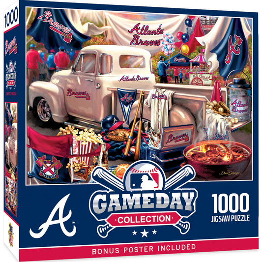 ATLANTA BRAVES GAMEDAY 1000 PIECE JIGSAW PUZZLE