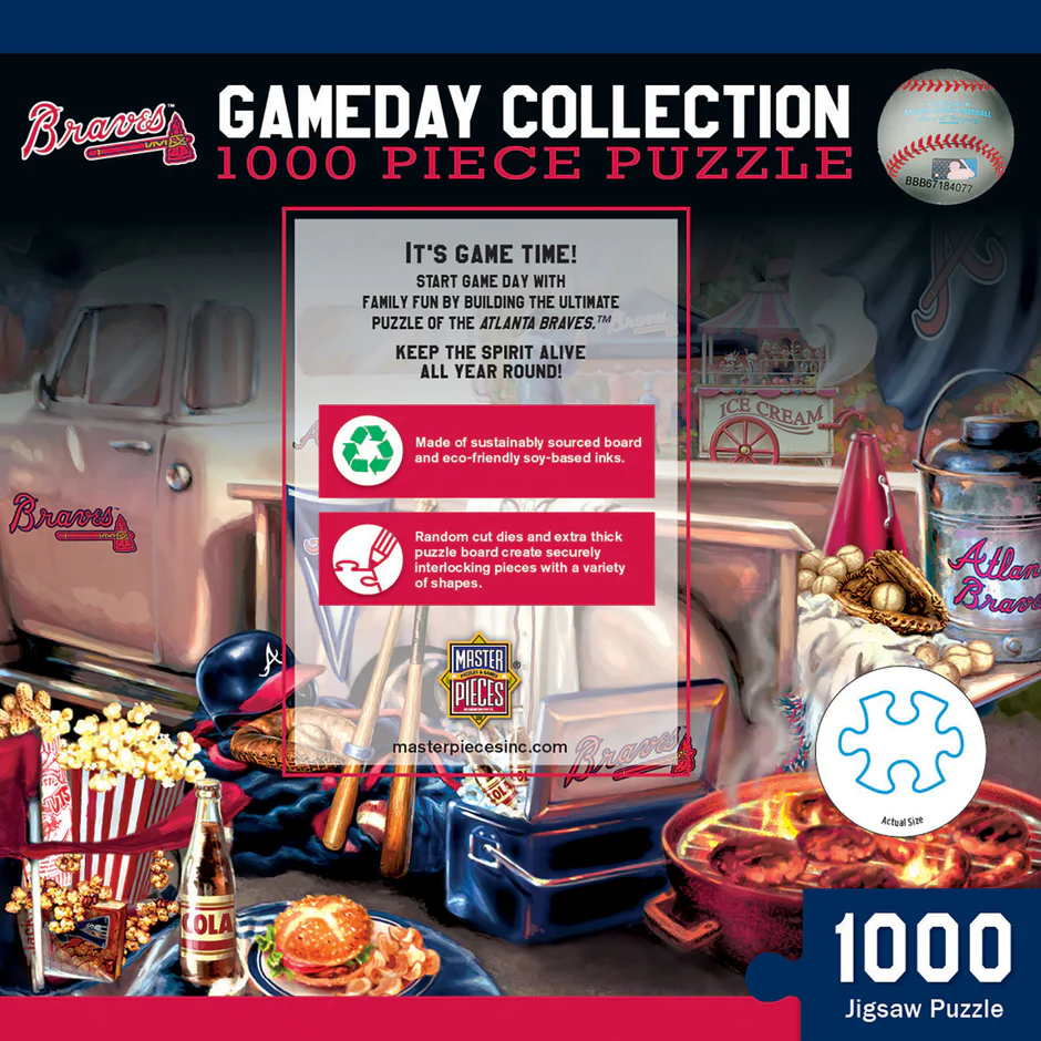 ATLANTA BRAVES GAMEDAY 1000 PIECE JIGSAW PUZZLE