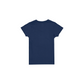 ATLANTA BRAVES GIRLS NEW ERA WAVY SEQUIN FLIP T-SHIRT - NAVY