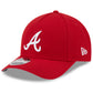 ATLANTA BRAVES M-CROWN 9FORTY A-FRAME SNAPBACK HAT - RED/WHITE