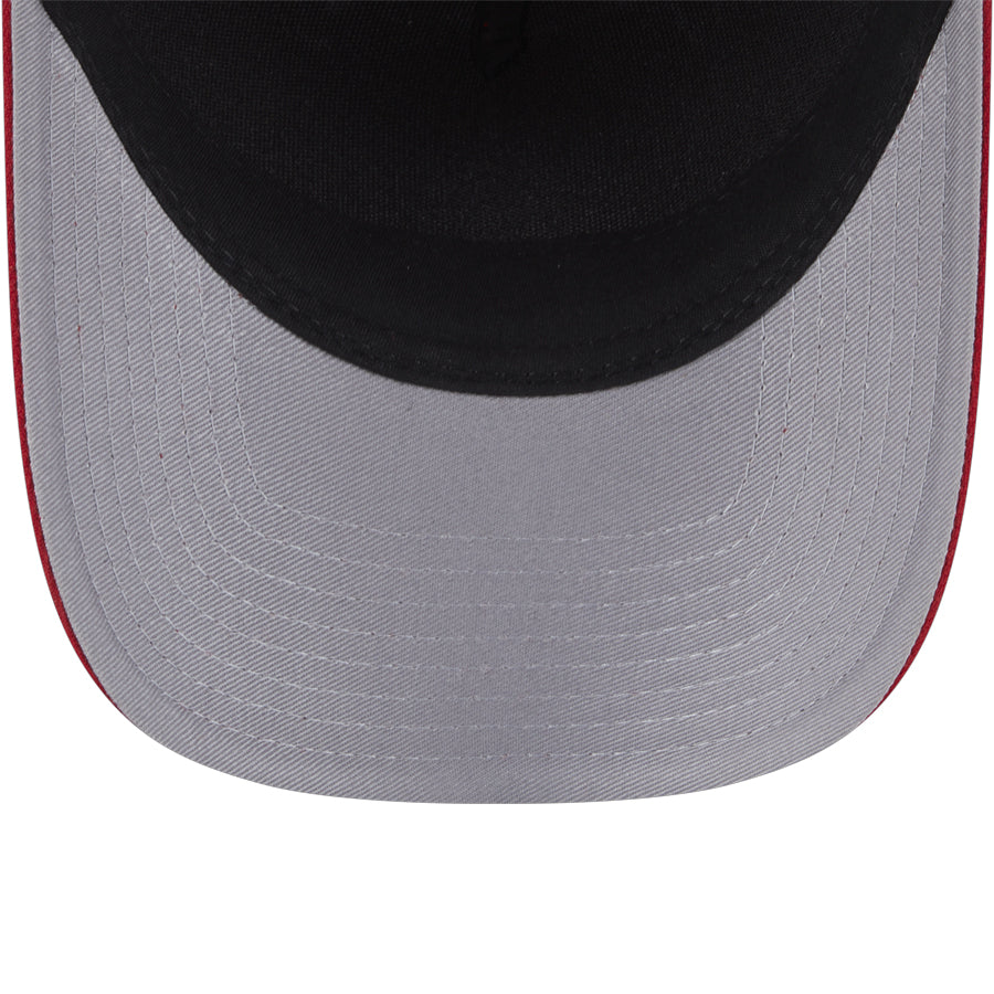 ATLANTA BRAVES M-CROWN 9FORTY A-FRAME SNAPBACK HAT - RED/WHITE