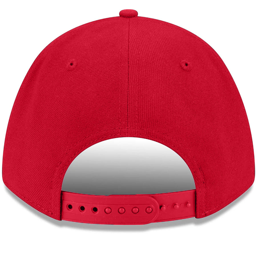 ATLANTA BRAVES M-CROWN 9FORTY A-FRAME SNAPBACK HAT - RED/WHITE