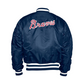 ATLANTA BRAVES MEN'S ALPHA INDUSTRIES REVERSIBLE BOMBER JACKET