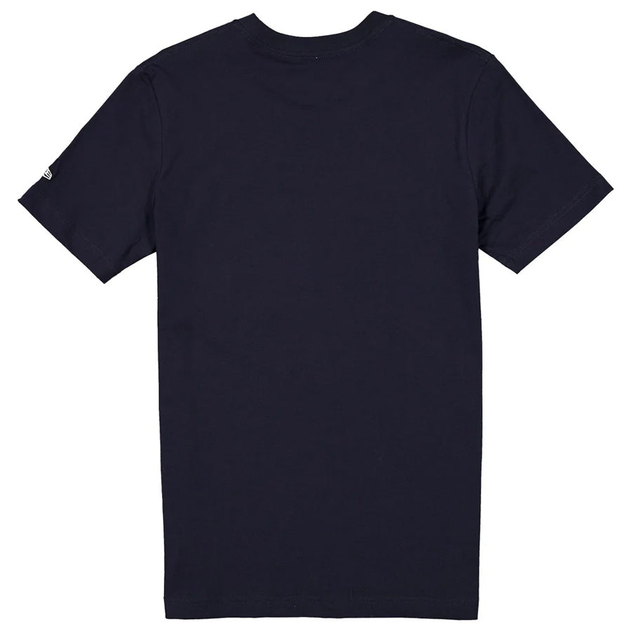 ATLANTA BRAVES MEN'S NEW ERA EVERGREEN BASIC T-SHIRT - NAVY