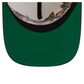 ATLANTA BRAVES NEW ERA CLASSIC 9FIFTY A-FRAME SNAPBACK HAT - CHROME WHITE/NAVY