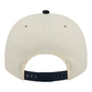ATLANTA BRAVES NEW ERA TRI-HIT 9FIFTY A-FRAME SNAPBACK HAT - CHROME WHITE/NAVY