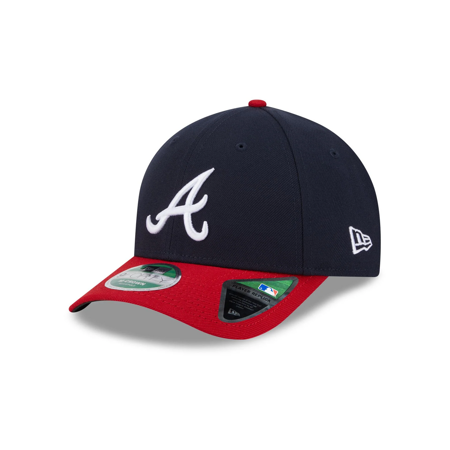 ATLANTA BRAVES PLAYER REPLICA 9FORTY M-CROWN SNAPBACK ADJUSTABLE HAT - HOME