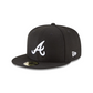 ATLANTA BRAVES SIDEPATCH 2021 WORLD SERIES 59FIFTY FITTED HAT - BLACK/ WHITE
