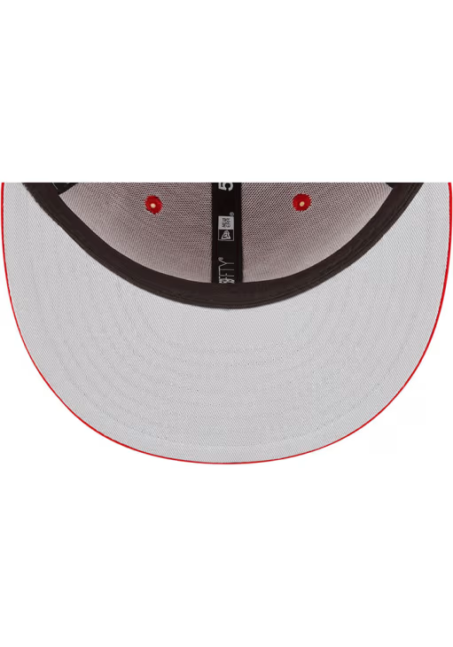 ATLANTA BRAVES SIDEPATCH 2021 WORLD SERIES 59FIFTY FITTED - RED/WHITE
