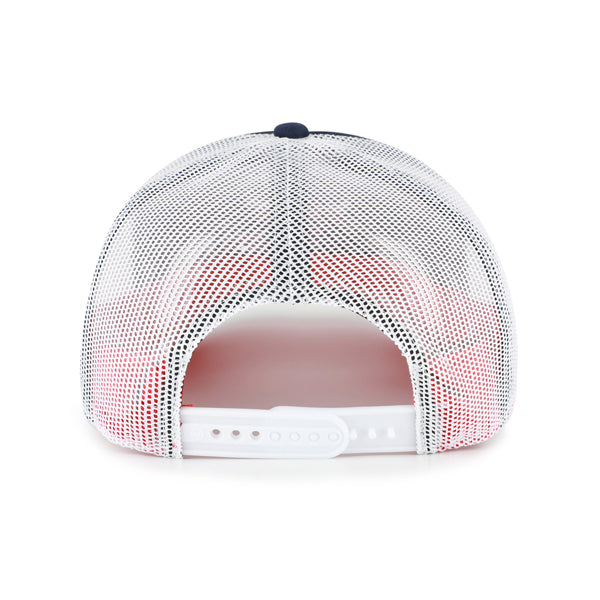 ATLANTA BRAVES WOMEN'S '47 BRAND OUTSPOKEN HITCH ADJUSTABLE HAT - WHITE