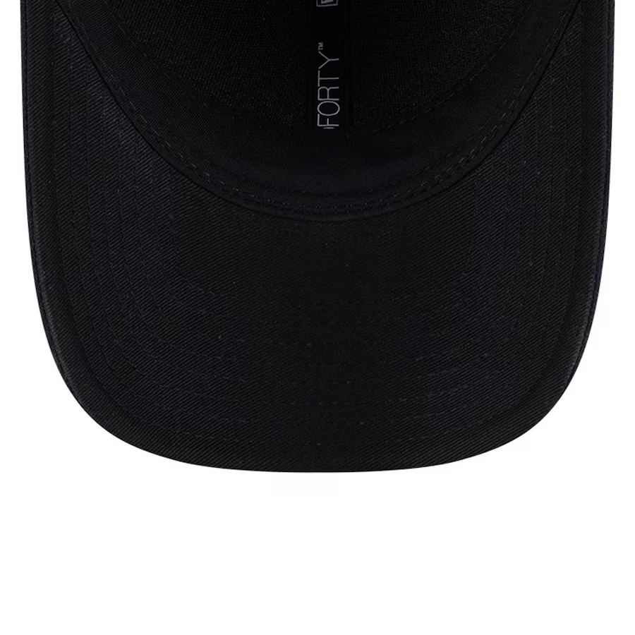 ATLANTA BRAVES WOMEN'S ARCH GLITZ 9FORTY ADJUSTABLE HAT - NAVY