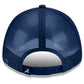 ATLANTA BRAVES WOMEN'S ARCH GLITZ 9FORTY ADJUSTABLE HAT - NAVY