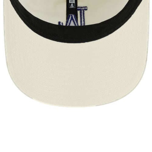 ATLANTA BRAVES WOMEN'S FLORAL 9TWENTY ADJUSTABLE - CREAM