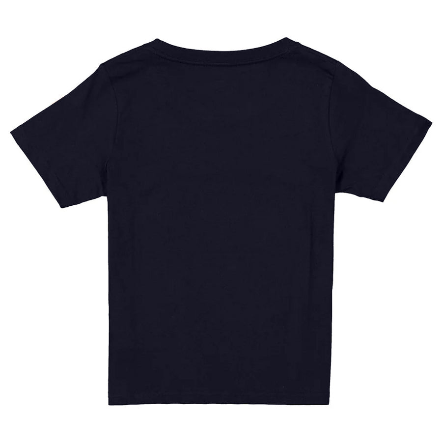ATLANTA BRAVES WOMEN'S NEW ERA EVERGREEN BASIC T-SHIRT - NAVY