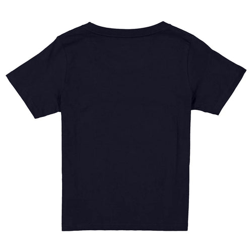 ATLANTA BRAVES WOMEN'S NEW ERA EVERGREEN BASIC T-SHIRT - NAVY