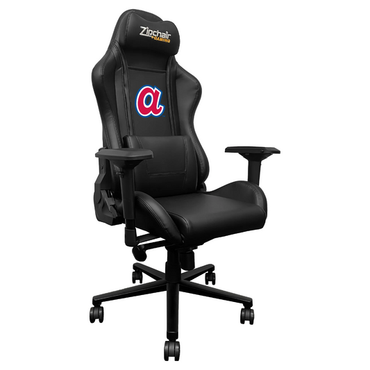 ATLANTA BRAVES XPRESSION PRO GAMING CHAIR WITH COOPERSTOWN LOGO