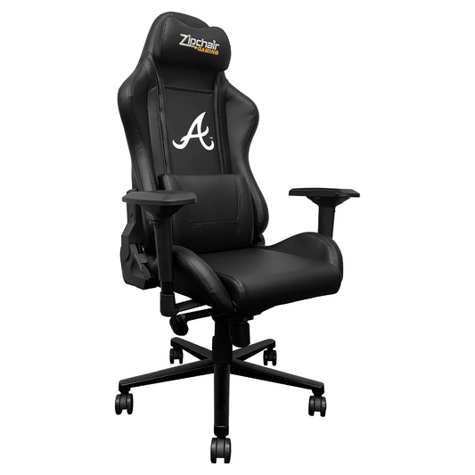ATLANTA BRAVES XPRESSION PRO GAMING CHAIR WITH SECONDARY LOGO
