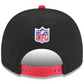 ATLANTA FALCONS 2025 NFL DRAFT 9FIFTY A-FRAME SNAPBACK HAT - BLACK/RED