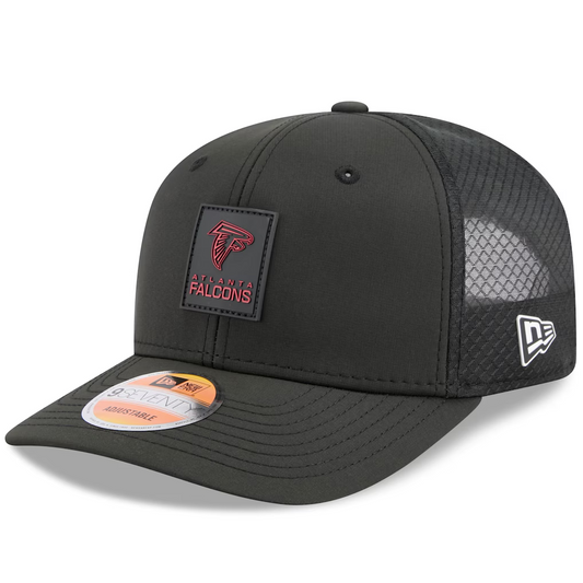 ATLANTA FALCONS 2025 NFL SIDELINE 9SEVENTY STRETCH-SNAP ADJUSTABLE HAT - BLACK