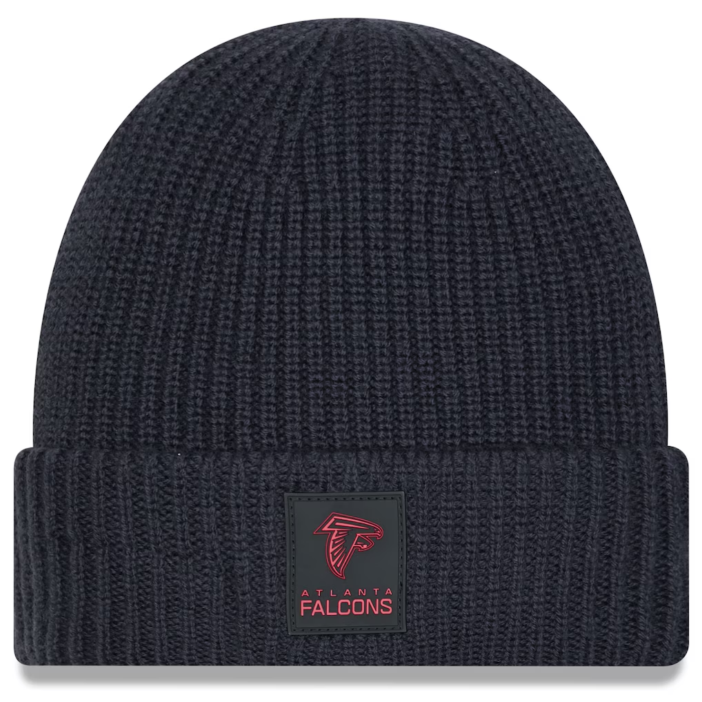 ATLANTA FALCONS 2025 SIDELINE COLD WEATHER CUFFED KNIT - CHARCOAL