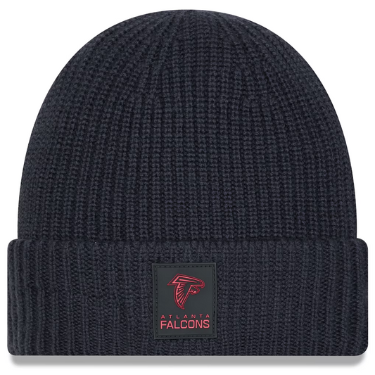 ATLANTA FALCONS 2025 SIDELINE COLD WEATHER CUFFED KNIT - CHARCOAL