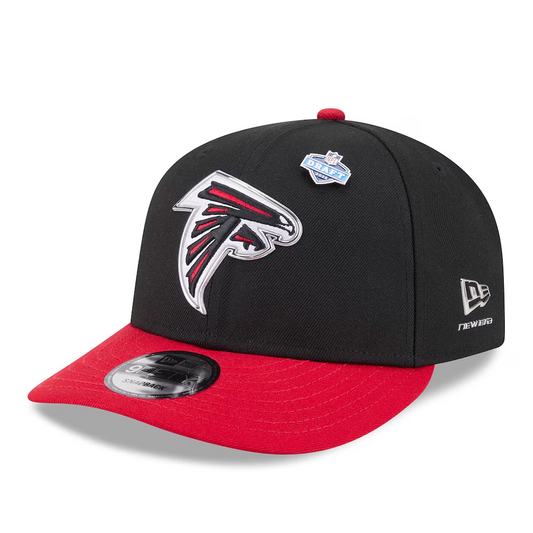 ATLANTA FALCONS 2026 NFL DRAFT 9FIFTY SNAPBACK HAT - RED/BLACK
