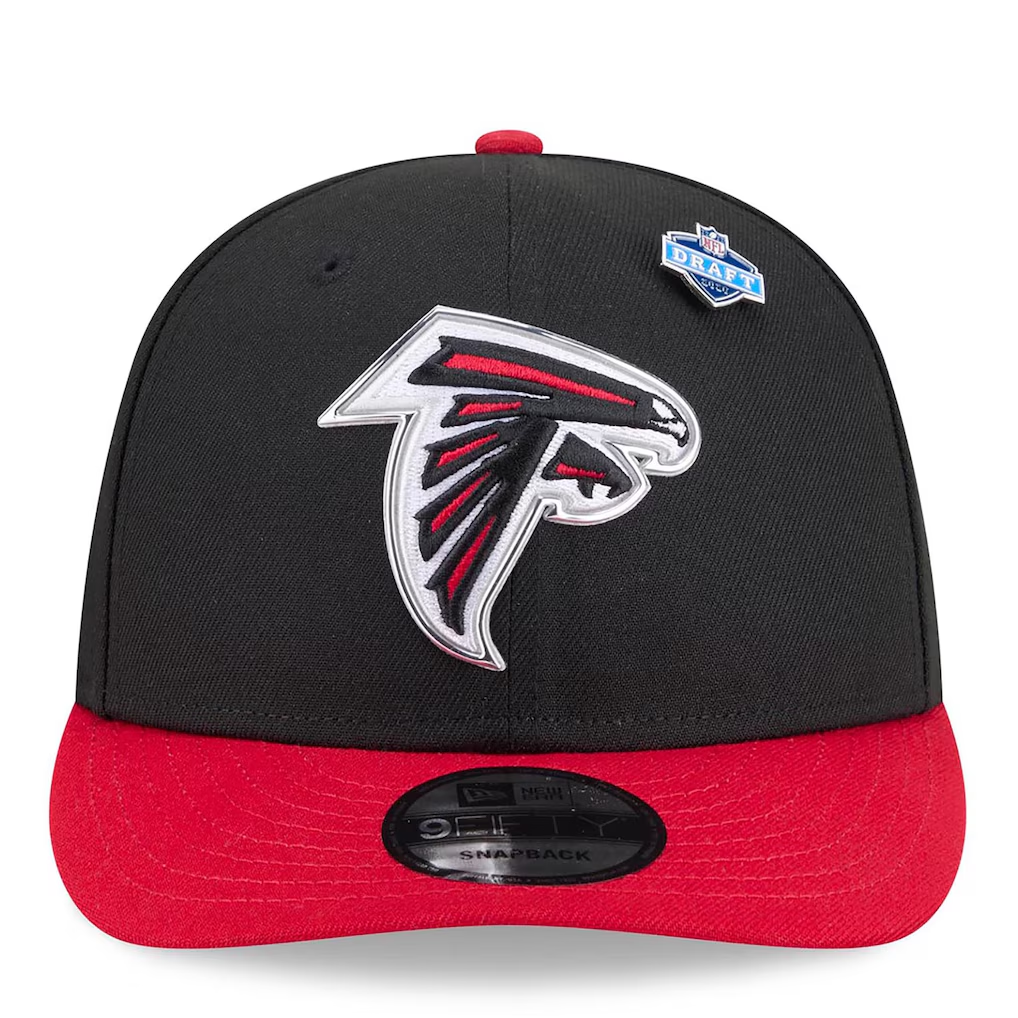 ATLANTA FALCONS 2026 NFL DRAFT 9FIFTY SNAPBACK HAT - RED/BLACK