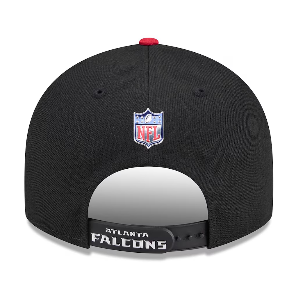 ATLANTA FALCONS 2026 NFL DRAFT 9FIFTY SNAPBACK HAT - RED/BLACK
