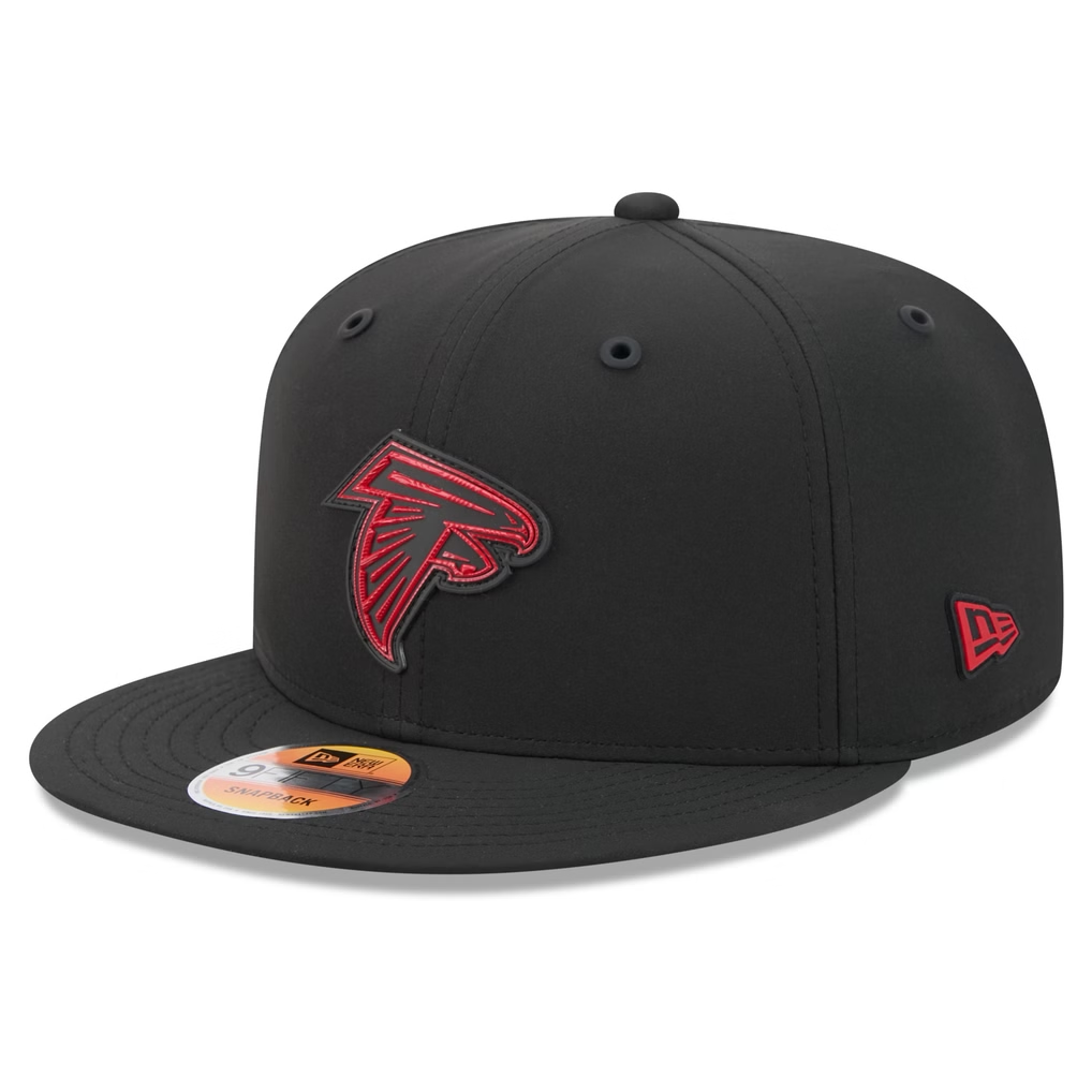 ATLANTA FALCONS 2026 NFL SIDELINE 9FIFTY SNAPBACK HAT - BLACK