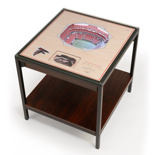 ATLANTA FALCONS 25 LAYER 3D STADIUM LIGHTED END TABLE