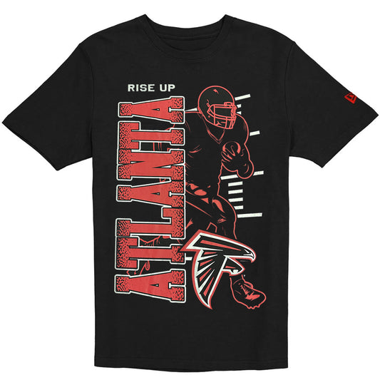 ATLANTA FALCONS MEN'S NEW ERA 2026 NFL TRAINING CAMP T-SHIRT - BLACK
