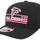 ATLANTA FALCONS STATED 9SEVENTY STRETCH-SNAP ADJUSTABLE HAT - BLACK