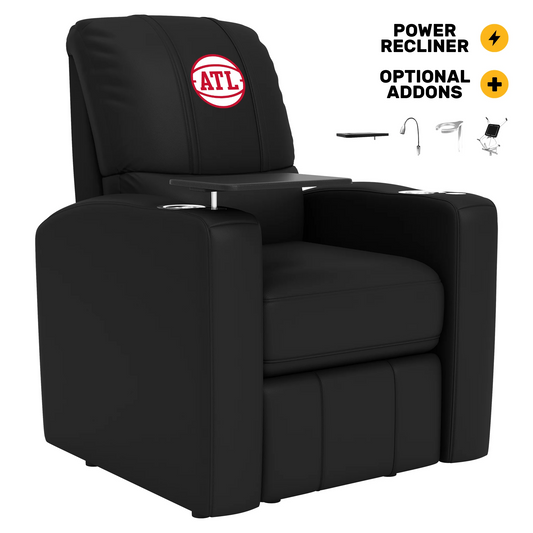 ATLANTA HAWKS STEALTH POWER RECLINER WITH SECONDARY LOGO