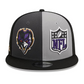 BALTIMORE RAVENS 2023 SIDELINE 9FIFTY SNAPBACK - SHADOW