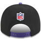 BALTIMORE RAVENS 2025 NFL DRAFT 9FIFTY A-FRAME SNAPBACK HAT - BLACK/PURPLE