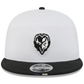 BALTIMORE RAVENS 2025 NFL TRAINING CAMP 9FIFTY SPLIT PANEL SNAPBACK HAT - WHITE