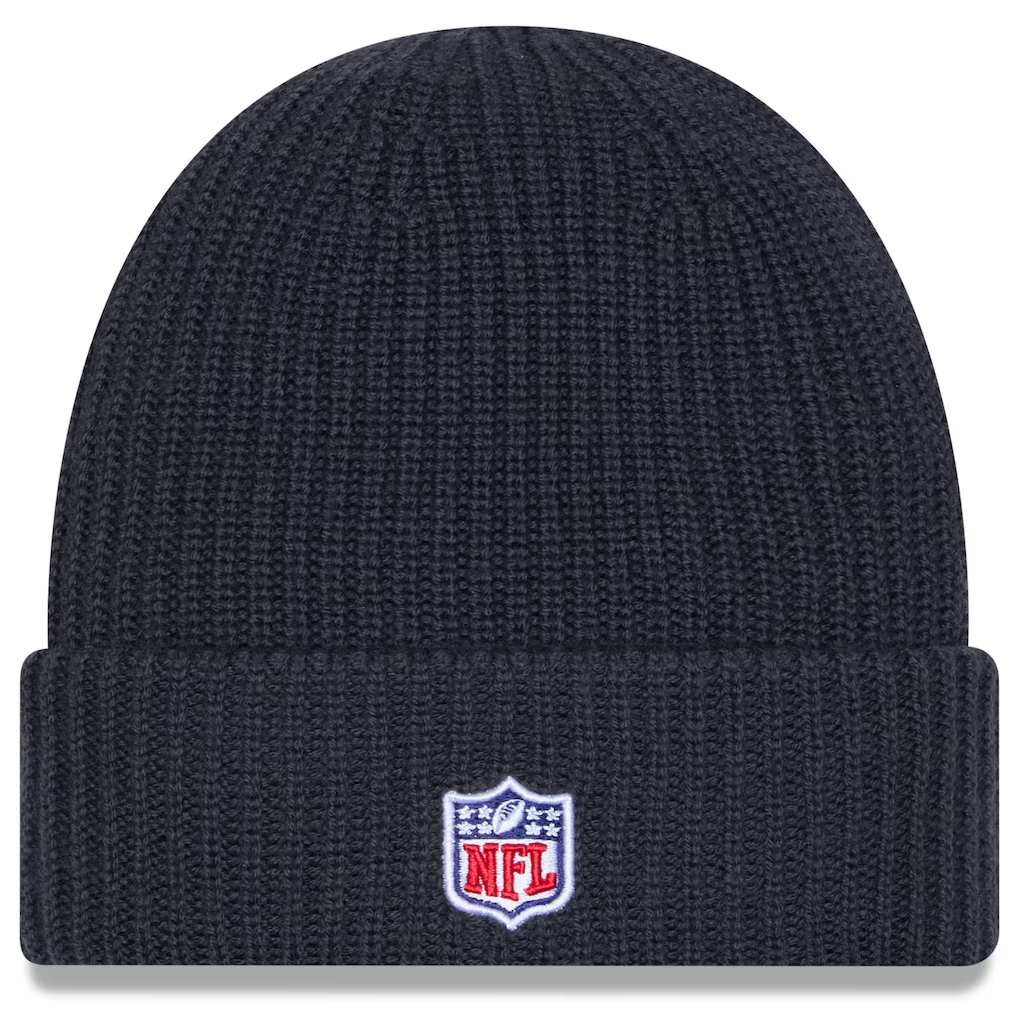 BALTIMORE RAVENS 2025 SIDELINE COLD WEATHER CUFFED KNIT - CHARCOAL